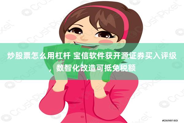 炒股票怎么用杠杆 宝信软件获开源证券买入评级，数智化改造可抵免税额