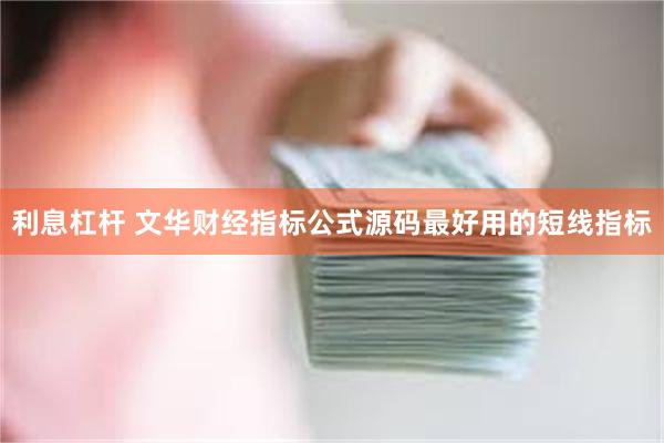 利息杠杆 文华财经指标公式源码最好用的短线指标